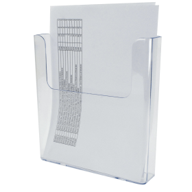 Deflecto Flat Back Literature Holder A4 DE76401 147627 F