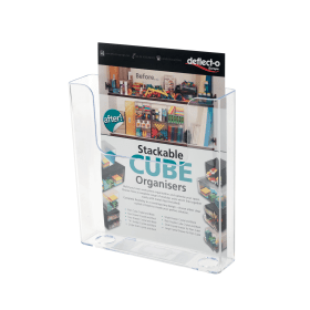 Deflecto Flat Back Literature Holder A5 DE76301 101078 F