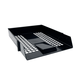 Deflecto Letter Tray A4 Black 211638 F