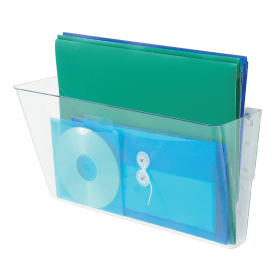 Deflecto Linking Wall File Pocket Clear A4 DE732YTCRY 126046 F