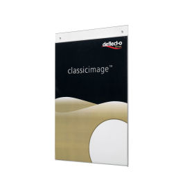 Deflecto Portrait Wall Sign Holder A3 (Top loading design made of ...