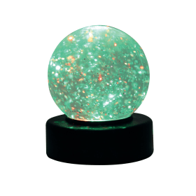 Desktop LED Light Up Glitter Ball Mood Light 100mm Battery Operated 918089 F