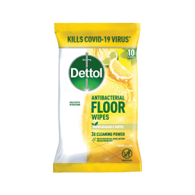 Dettol Floor Wipes Biodegradable Citrus 10 Pack 3213958 S 770905 F