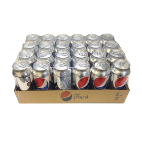Diet Pepsi Cola Fizzy Drink 330ml 24 Pack 130810 F
