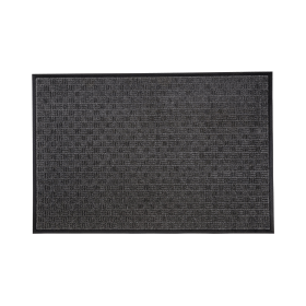 Doortex Ribmat Indoor Outdoor Use Anti slip Base 600mm x 900mm Charcoal 893539 F