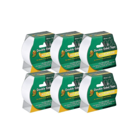 Ducktape Double Sided Interior Tape 38mm x 5m Clear 6 Pack 650900 F