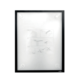 Durable A3 Duraframe Wallpaper Infoframe Black 542189 F