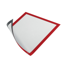 Durable A4 Infoframe Duraframe Magnetic Red 5 Pack 459071 F