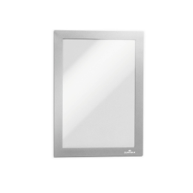 Durable A5 Duraframe Adhesive Silver 2 Pack 281316 F