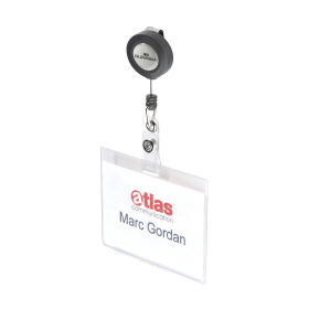 Durable Badge Reel Name Tag ID Card Holders Inserts 60mm x 90mm 10 Pack 171770 F