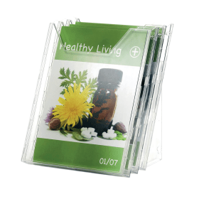 Durable COMBIBOXX Literature Holder Portrait Clear A4 8580 19 108063 F