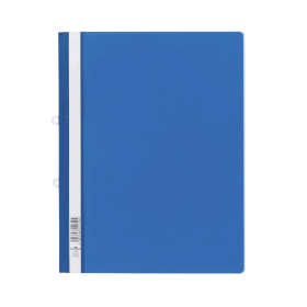 Durable Clear View A4 Folder with Filing Strip Blue 25 Pack 226244 F