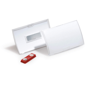 Durable Click Fold Magnet Badge 54mm x 90mm 10 Pack 456105 F