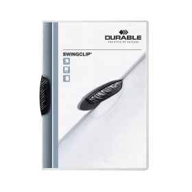 Durable Clip Folder SWINGCLIP 30 A4 Black 25 Pack 121860 F
