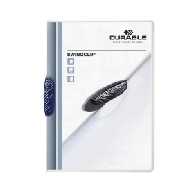 Durable Clip Folder SWINGCLIP 30 A4 Dark Blue 25 Pack 114952 F