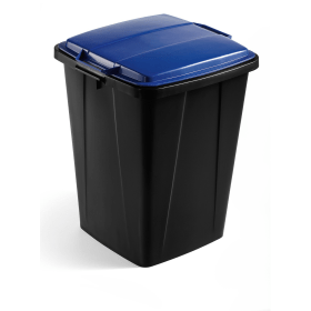 Durable DURABIN Bin Blue Lid 90 Litres Blue Black VEH2023032 829177 F