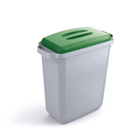 Durable DURABIN Bin Green Lid 60 Litres Green Grey VEH2012028 829160 F