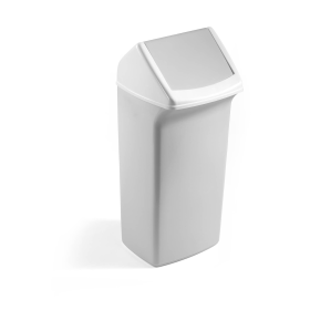 Durable DURABIN Bin Grey Lid 40 Litres Grey White VEH2013002 829154 F