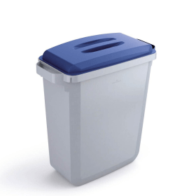 Durable DURABIN Bin Lid 60 Litres Blue Grey VEH2012027 829159 F