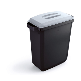 Durable DURABIN ECO Bin Grey Lid 60 Litres Grey Black VEH2023022 829182 F