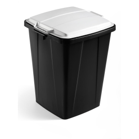 Durable DURABIN ECO Bin Grey Lid 90 Litres Grey Black VEH2024016 883205 F