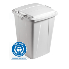 Durable DURABIN ECO Bin Grey Lid 90 Litres Grey VEH2024001 883203 F