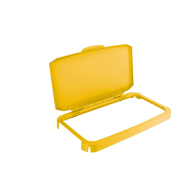 Durable Durabin Hinged Lid Yellow 885293 F