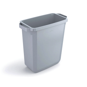 Durable Durabin Rectangular Waste Bin 60 Litres Grey 216304 F
