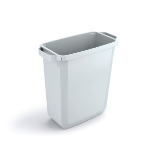 Durable Durabin Rectangular Waste Bin 60 Litres White 830486 F