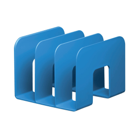 Durable ECO Recycled Plastic Magazine Stand Blue 753937 F