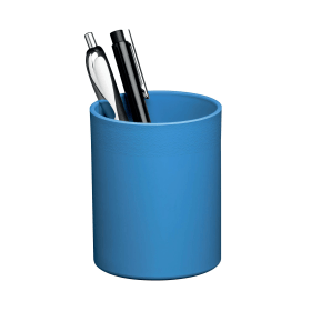 Durable ECO Recycled Plastic Pen Pot Blue 753934 F