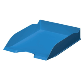 Durable Eco Recycled Plastic Stackable Letter Tray A4 Blue 753925 F