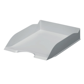Durable Eco Recycled Plastic Stackable Letter Tray A4 Grey 753926 F