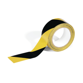 Durable Hazard Tape 50mm x 33m Black Yellow DB73624 F