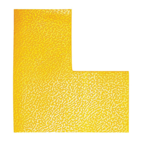 Durable Heavy Duty Adhesive Floor Marking L Shape Yellow 10 Pack DB98357 F