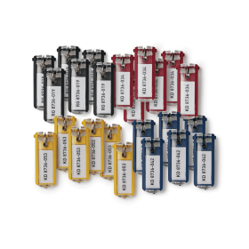 Durable Key Holder Key Clips Assorted 24 Pack 818381 F