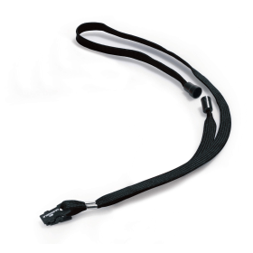 Durable Lanyard Black 10mm 10 Pack 119537 F