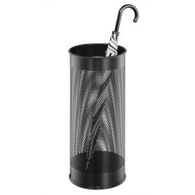 Durable Metal Umbrella Stand Black 363946 F