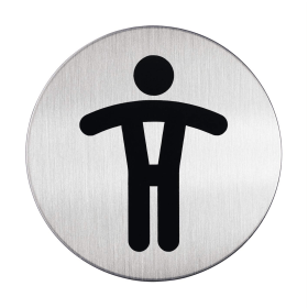 Durable PICTO Men s WC Symbol 83mm 468256 F