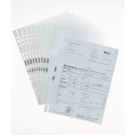 Durable Premium Punched Pocket 55 A4 Clear 100 Pack 880264 F