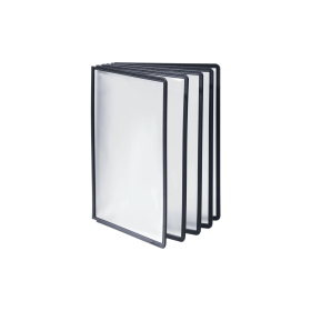 Durable SHERPA Display Panel Black A4 10 Pack 5606 01 104519 F