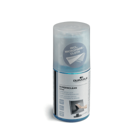 Durable Screenclean Cleaning Spray Can with Microfibre Cloth 200ml 370360 F