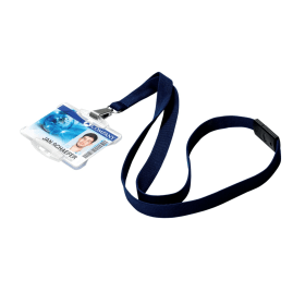 Durable Soft Premium Lanyard with Clip and Safety Release Blue 10 Pack 469585 F