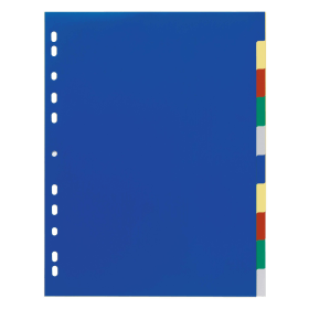 Durable Subject Divider 10 Part A4 Assorted 674727 880255 F