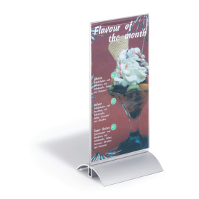 Durable Table Display Presenter 1 3 A4 Clear 596456 F
