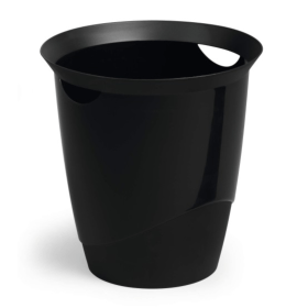Durable Trend Waste Bin 16L Black 286786 F
