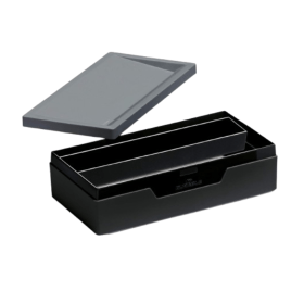 Durable Varicolor Stationery Organiser Case Charcoal 469574 F