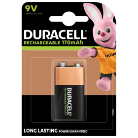 Duracell Rechargeable Ultra 9V Battery 170mah