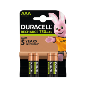 Duracell Stay Charged Rechargeable AAA NiMH Batteries 4 Pack 81364750