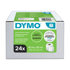 Dymo 13187 (S0722390) Original White Large Address Labels 36mm x 